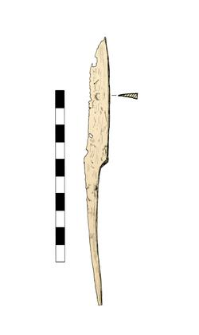 Knife with a tang