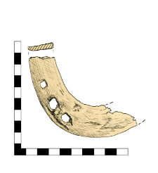 horseshoe, fragment