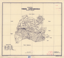 Mapa powiatu szprotawskiego : Dolny Śląsk : podziałka 1:100 000