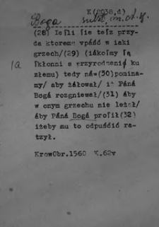 Kartoteka Słownika polszczyzny XVI w.; KrowObr rzeczowniki