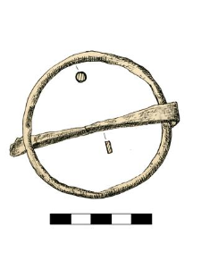 Circular belt buckle