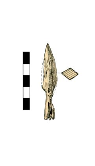 Bolthead with sleeve, damaged