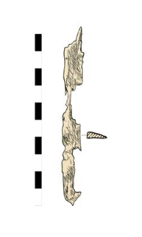 Knife blade, heavily coroded