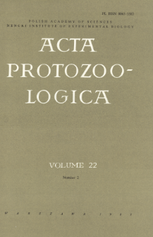 Acta Protozoologica, Vol. 22, Nr 2