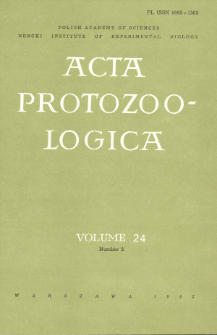 Acta Protozoologica, Vol. 24, Nr 2