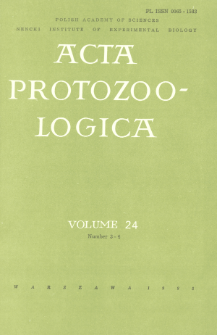 Acta Protozoologica, Vol. 24, Nr 3-4