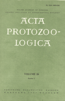Acta Protozoologica, Vol. 26, Nr 2
