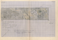 KZG, V 6 CD, plan wykopu