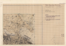 KZG, V 9 D, plan wykopu