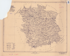 Powiat buski : województwo kieleckie : mapa administracyjna i komunikacyjna w skali 1:100 000