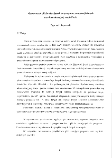 Generowanie plik&oacute;w sterujących do programu prezentacji danych na administracyjnej mapie Polski