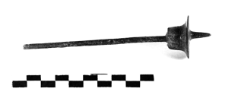 pin with a thorn-shaped pinhead (Kunowo)
