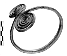 naramiennik z dwiema tarczami spiralnymi (Żyrardów)