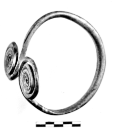 armlet with two spiral discs (Żyrardów)