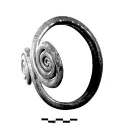 armlet with two spiral discs (Ludów Śląski)