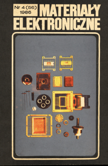 Materiały Elektroniczne 1986 nr 4(56)