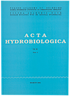 Acta Hydrobiologica Vol. 36 Fasc. 3 (1994)