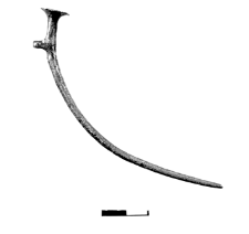 arched pin (Skarbienice)