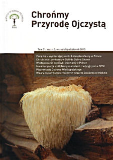 Let&rsquo;s protect Our Indigenous Nature Vol. 71 z. 5 (2015)