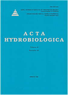 Acta Hydrobiologica Vol. 38 Fasc. 1/2 (1996)
