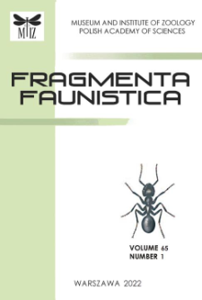 Fragmenta Faunistica, vol. 65, no. 1