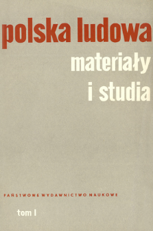 Polska Ludowa : materiały i studia. T. 1 (1962)
