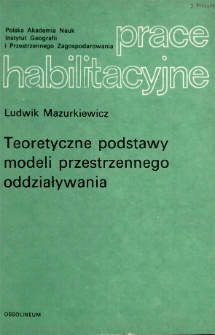 Prace Habilitacyjne - Polska Akademia Nauk. Instytut Geografii i Przestrzennego Zagospodarowania