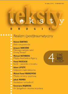 Teksty Drugie Nr 4 (2012)