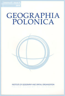 Geographia Polonica Vol. 87 No. 4 (2014)