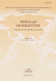 Przegląd Geograficzny T. 87 z. 3 (2015)
