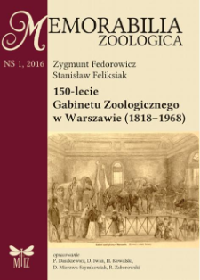 Memorabilia Zoologica Nowa Seria