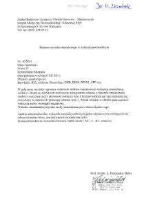 Files for neuromuscular diseases (2011) - nr 40/11