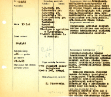 Kartoteka oceny histopatologicznej chorób układu nerwowego (1965) - opis nr 128/65