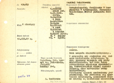Kartoteka oceny histopatologicznej chorób układu nerwowego (1965) - opis nr 154/65