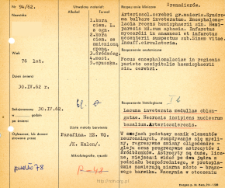 File of histopathological evaluation of nervous system diseases (1962) - nr 94/62