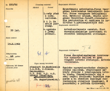 File of histopathological evaluation of nervous system diseases (1962) - nr 220/62