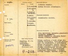 File of histopathological evaluation of nervous system diseases (1962) - nr 223/62