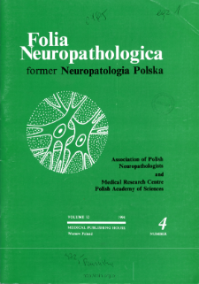 Folia Neuropathologica : former Neuropatologia Polska Vol.32 (1994) nr 4