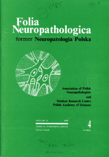 Folia Neuropathologica : former Neuropatologia Polska T.33 (1995) nr 4