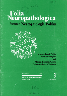 Folia Neuropathologica : former Neuropatologia Polska Vol.34 (1996) nr 3