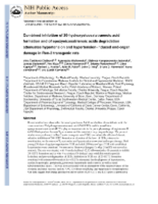 Combined inhibition of 20-hydroxyeicosatetraenoic acid formation and of epoxyeicosatrienoic acids degradation attenuates hypertension and hypertension-induced end-organ damage in Ren-2 transgenic rats.