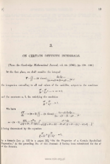 On certain Definite Integrals