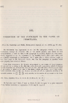 Correction on the Postscript to the Paper on Permutants