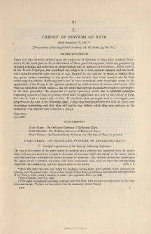 Problem of Three Bodies by my Characteristic Function. (1833)