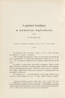 Rozprawy Akademii Umiejętności. Wydział Matematyczno-Przyrodniczy.