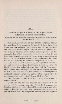 Erl&auml;uterungen zur Theorie der sogenannten allgemeinen komplexen Gr&ouml;&szlig;en