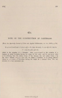 Note on the construction of Cartesians