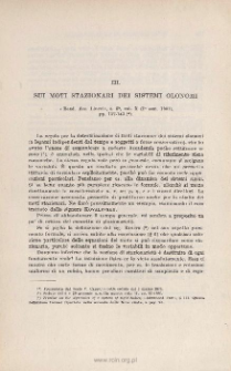 Sui moti stazionari dei sistemi olonomi. &laquo; Rend. Acc. Lincei &raquo;, s. 5&ordf;, vol. X (1˚ sem. 1901), pp. 137-143