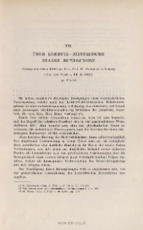 Über Lorentz-Einsteinsche starre Bewegungen. « Ann. der Physik », Bd. 32 (1910), pp. 236-240