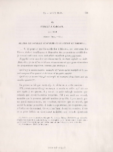 Relation des nouvelles découvertes en la science des nombres ( Fermat à Carcavi ) > août